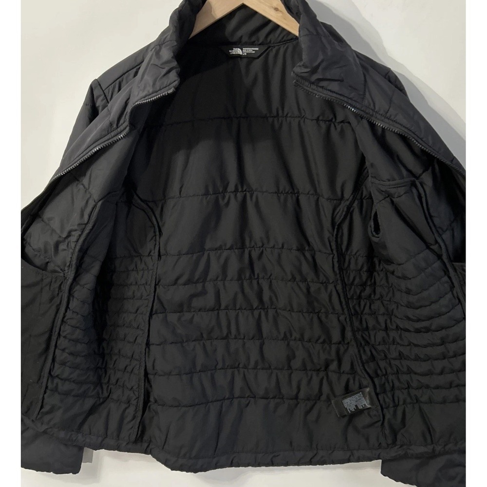 Womens The North Face Harway Quilted Jacket NFOA35BY Black Sz Large Zip Pockets - Picture 4 of 8